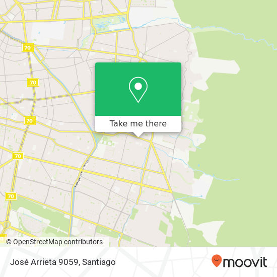 José Arrieta 9059 map