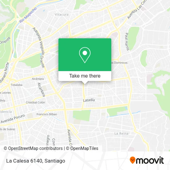 La Calesa 6140 map