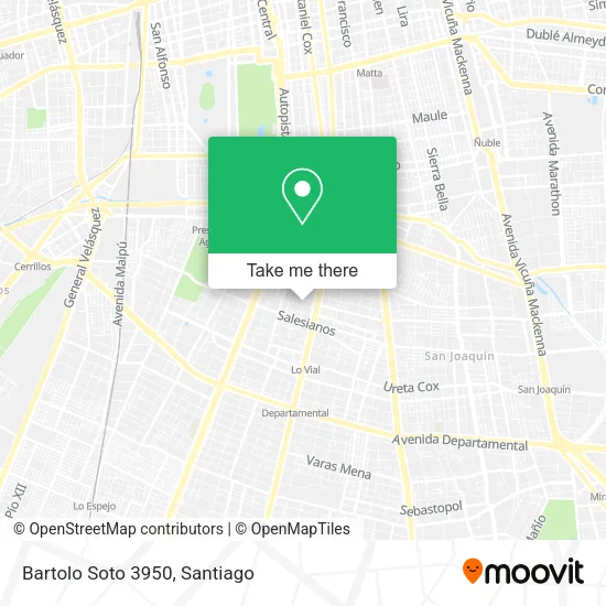 Bartolo Soto 3950 map