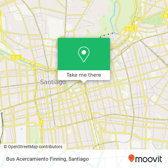 Bus Acercamiento Finning map