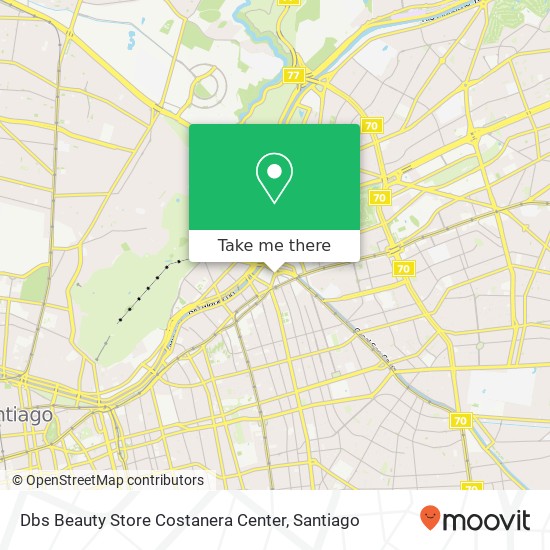 Dbs Beauty Store Costanera Center map