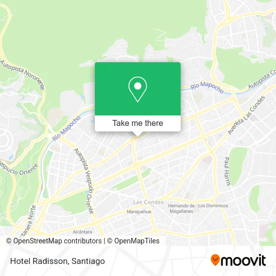 Hotel Radisson map