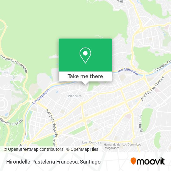Mapa de Hirondelle Pastelería Francesa
