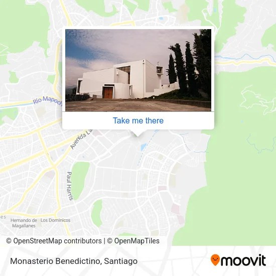 Monasterio Benedictino map