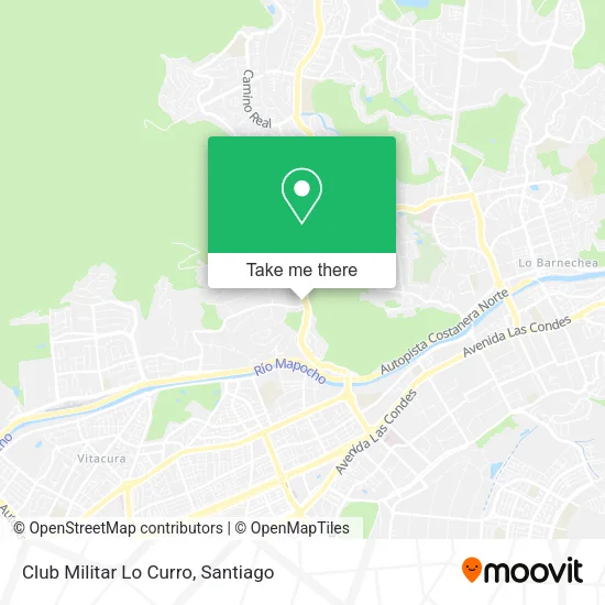 Club Militar Lo Curro map