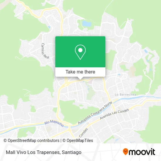 Mall Vivo Los Trapenses map