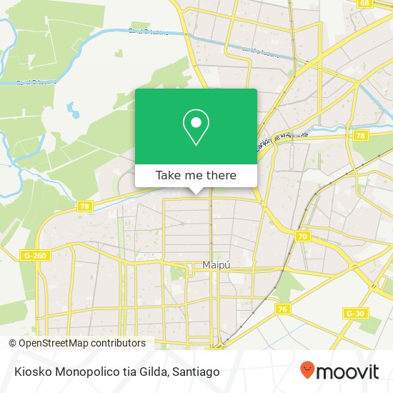 Mapa de Kiosko Monopolico tia Gilda
