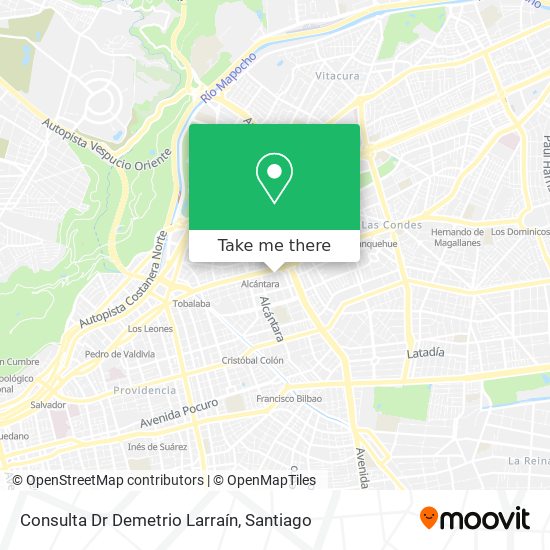 Mapa de Consulta Dr Demetrio Larraín