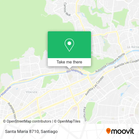Santa María 8710 map