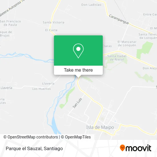 Parque el Sauzal map