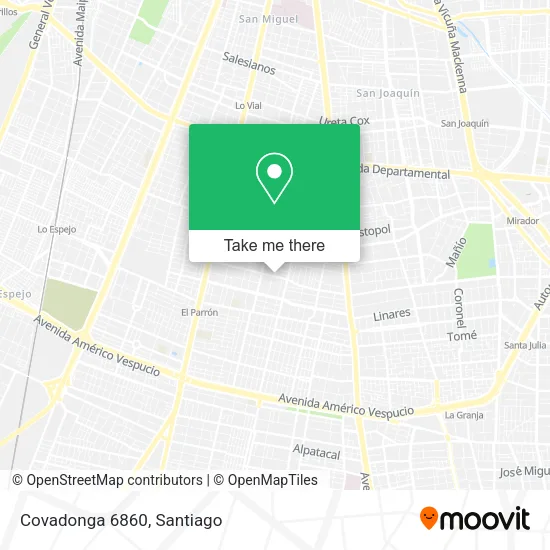 Covadonga 6860 map