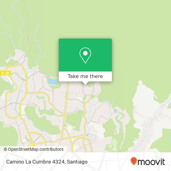 Camino La Cumbre 4324 map