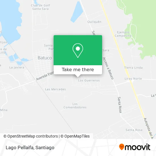 Lago Pellaifa map