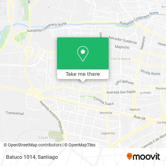 Batuco 1014 map