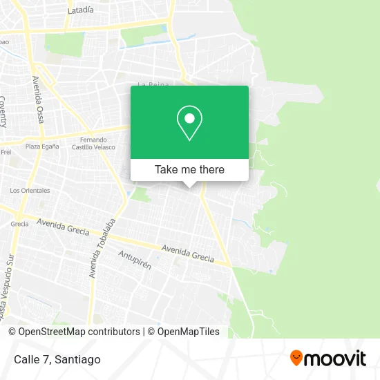 Calle 7 map