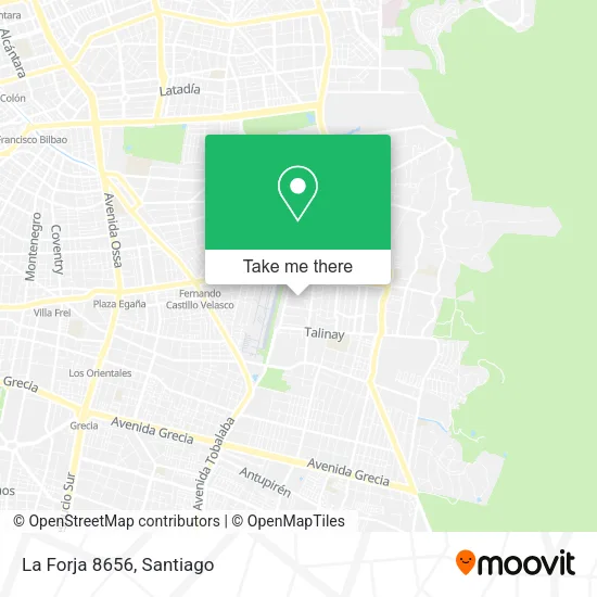 La Forja 8656 map