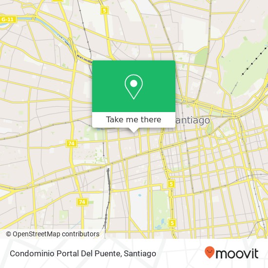 Mapa de Condominio Portal Del Puente