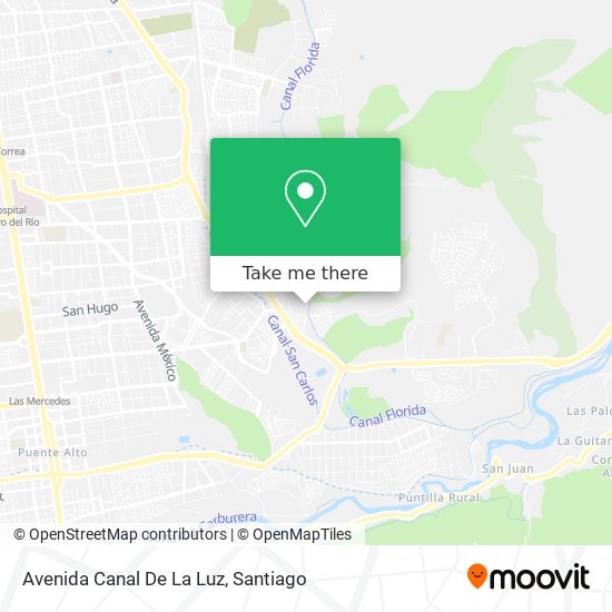 Avenida Canal De La Luz map