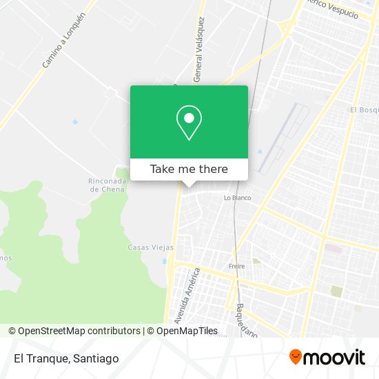 El Tranque map