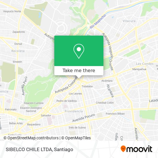 SIBELCO CHILE LTDA map