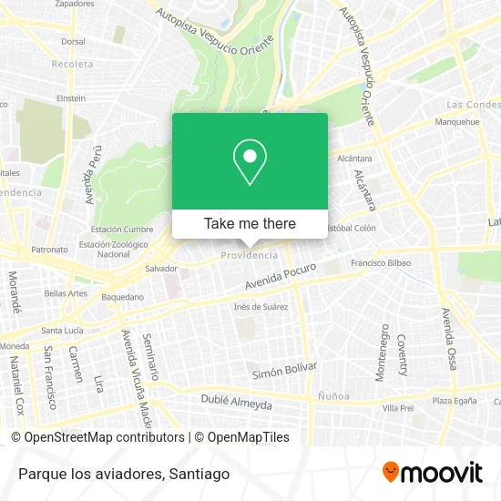 Parque los aviadores map