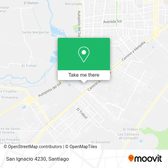 San Ignacio 4230 map