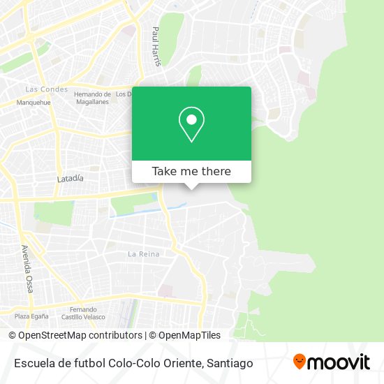 Escuela de futbol Colo-Colo Oriente map