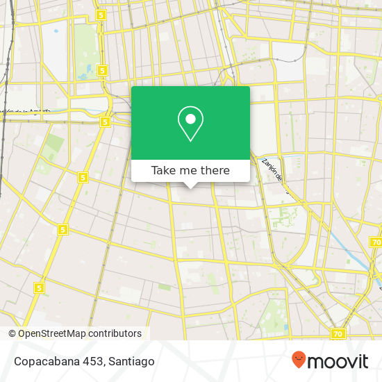 Copacabana 453 map