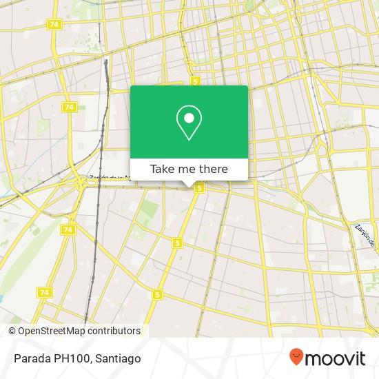 Mapa de Parada PH100