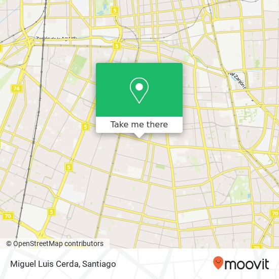 Miguel Luis Cerda map