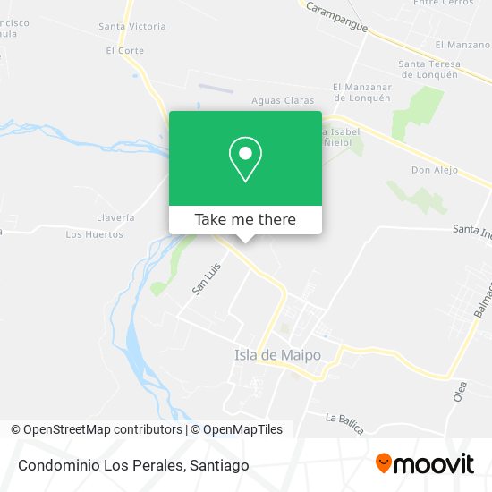 Condominio Los Perales map