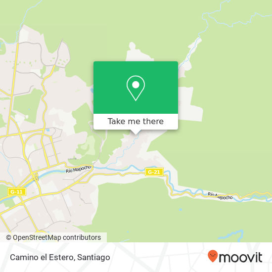 Camino el Estero map