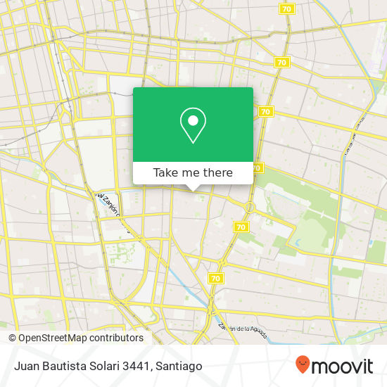 Juan Bautista Solari 3441 map