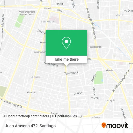 Juan Aravena 472 map