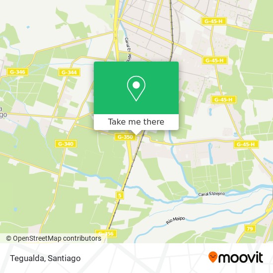 Tegualda map