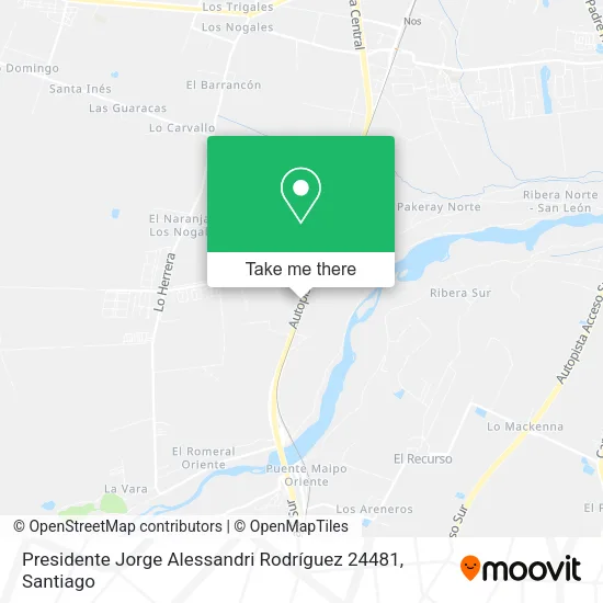 Presidente Jorge Alessandri Rodríguez 24481 map