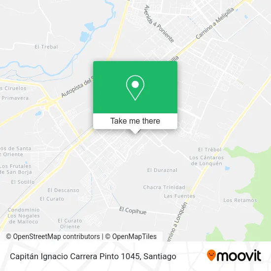 Mapa de Capitán Ignacio Carrera Pinto 1045