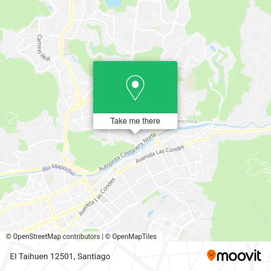 El Taihuen 12501 map