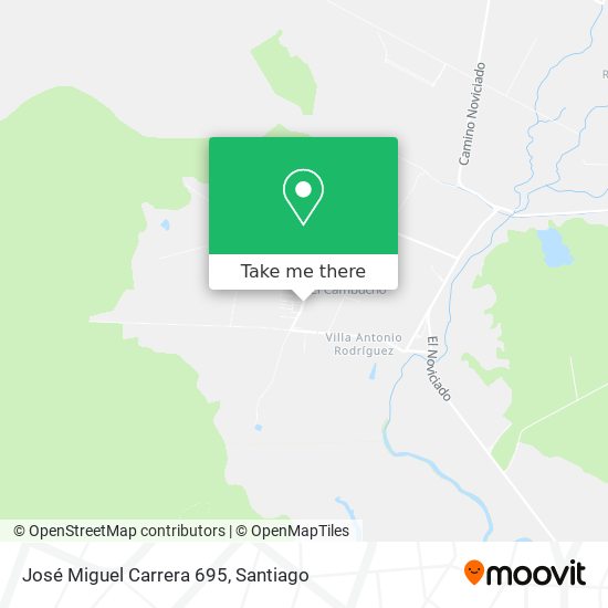 José Miguel Carrera 695 map