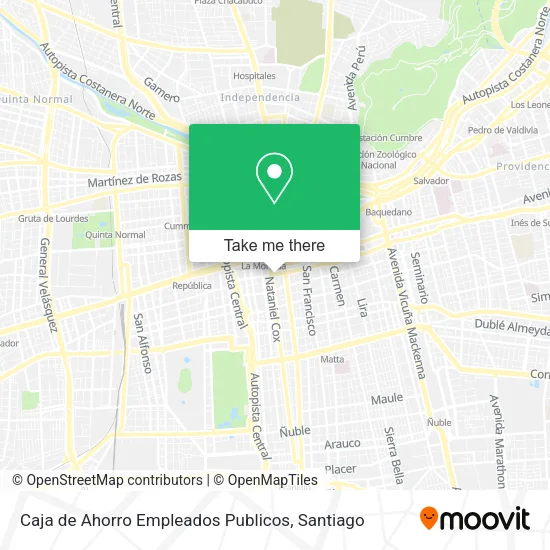 Mapa de Caja de Ahorro Empleados Publicos