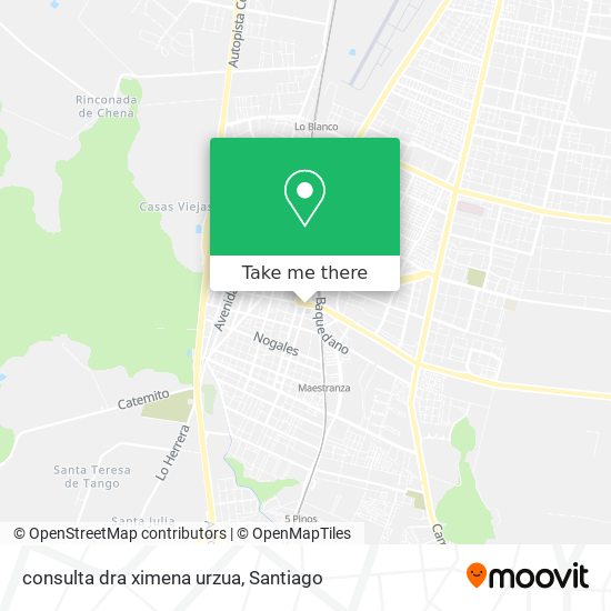 Mapa de consulta dra ximena urzua