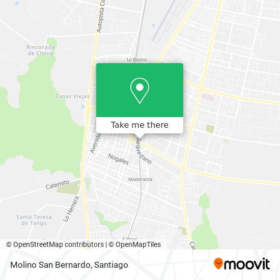 Mapa de Molino San Bernardo