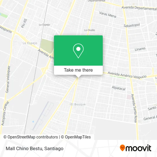 Mall Chino Bestu map