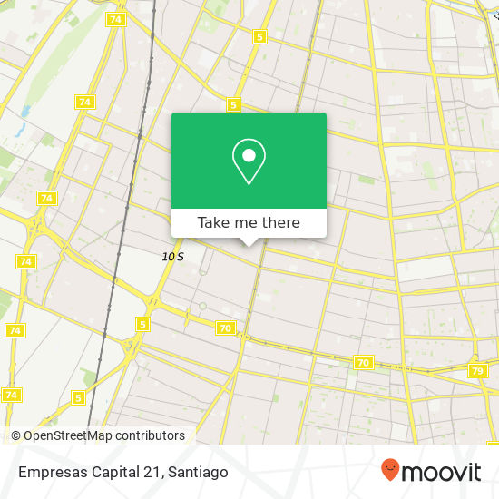 Empresas Capital 21 map