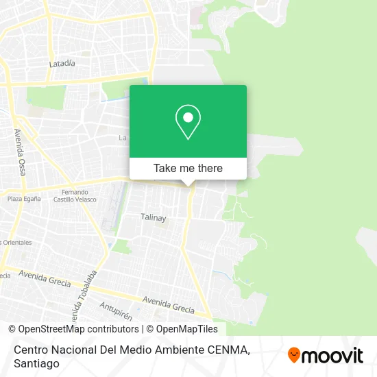 Centro Nacional Del Medio Ambiente CENMA map