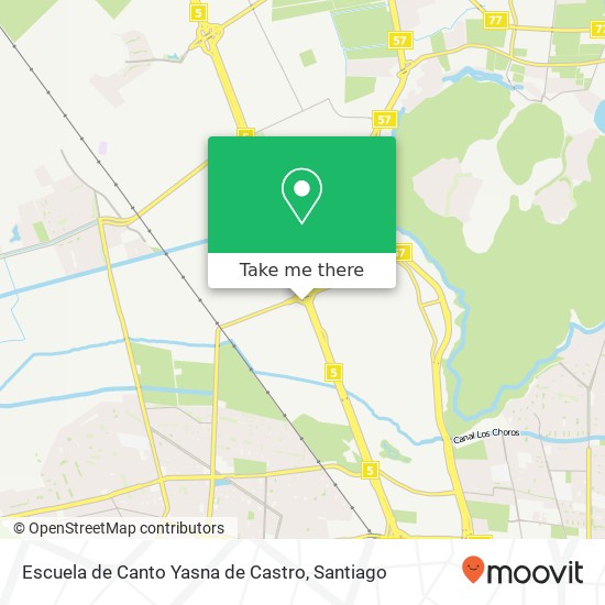 Escuela de Canto Yasna de Castro map