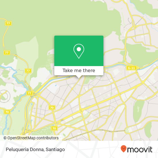 Peluqueria Donna map