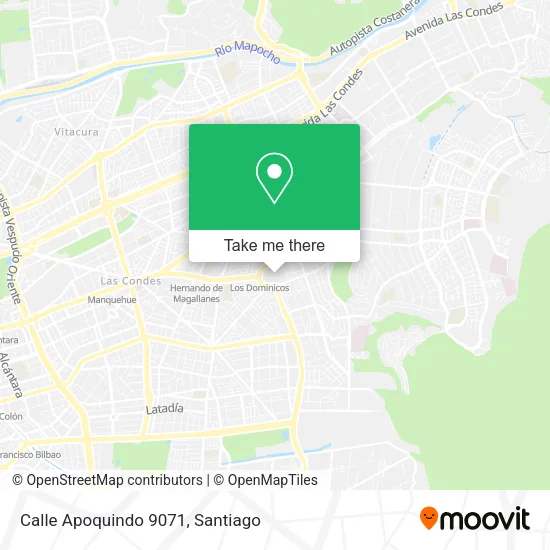 Calle Apoquindo 9071 map