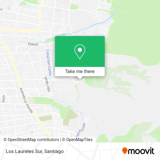 Los Laureles Sur map