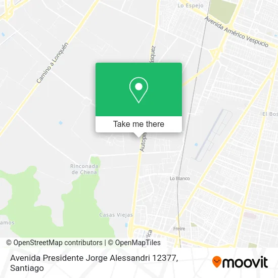 Avenida Presidente Jorge Alessandri 12377 map